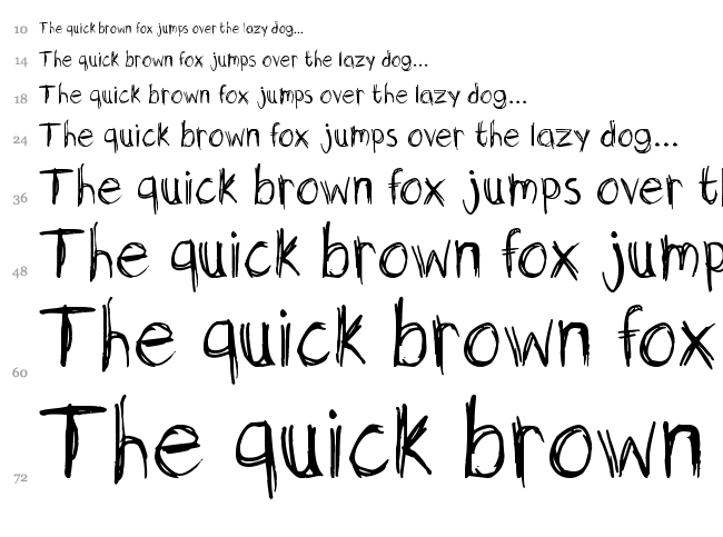 Sketchit Means Sketchit font waterfall